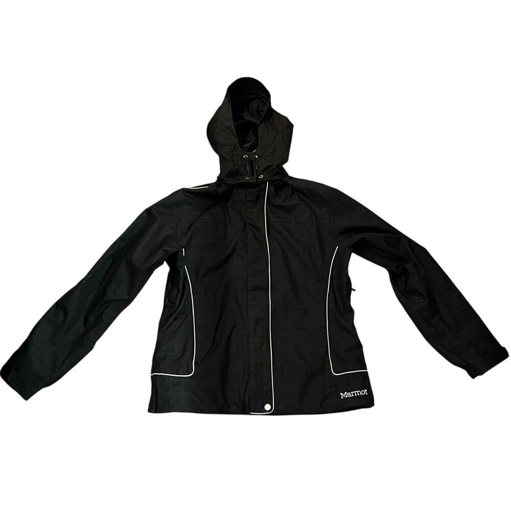 Marmot Black Parka Coat with Hood